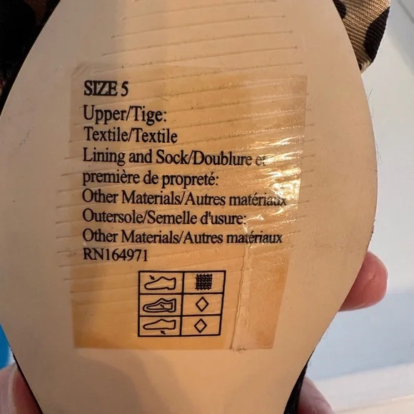 Janie and Jack Suede Ballet Flats with Leopard Bow - Toddler - Picture 9 of 9